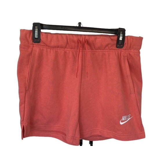 Nike Girls‎ Pull On Sweat Shorts Size XL Pink - Picture 1 of 5